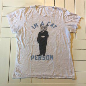 🏄3 for $15🏄 "I'm a Cat Person" Vintage Tee